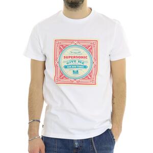 T-SHIRT SUPERSONIC BIANCO